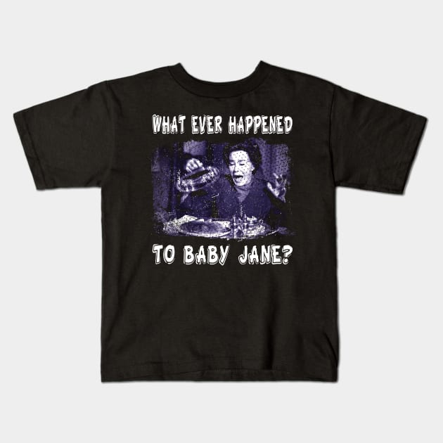 The Dark Secrets of Baby Jane What Ever Happened T-Shirt Kids T-Shirt by WildenRoseDesign1